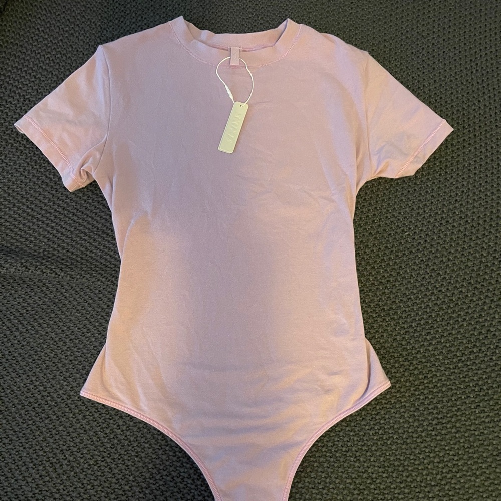 Skims Cotton Bodysuit XS Orchid